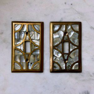 Vintage light switch plates / covers (2)